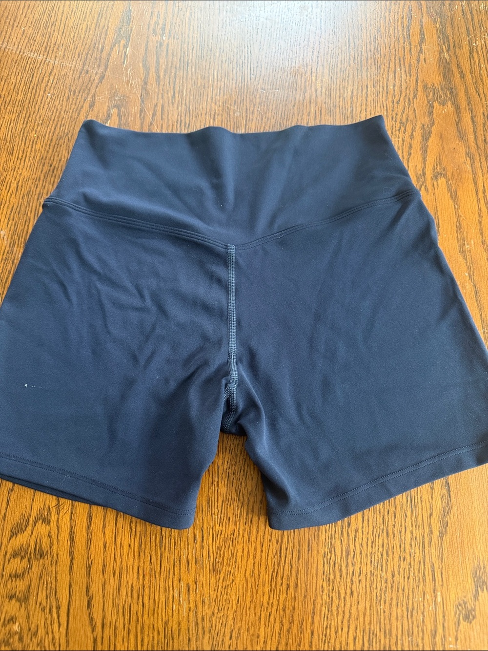 High-Waist Black Women’s Active Shorts Medium